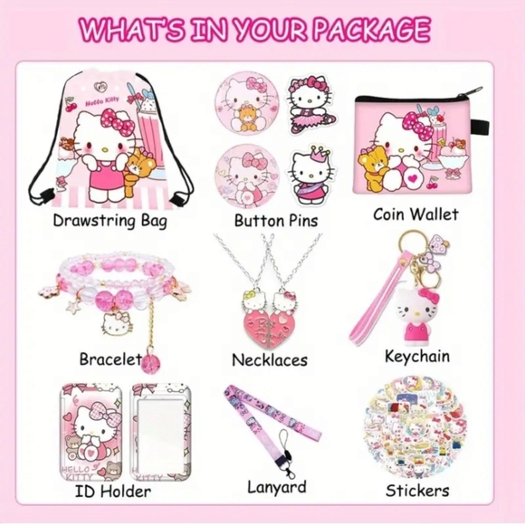 HELLO KITTY Limited Edition Accessory Back To School Gift Set!! - Picture 2 of 12
